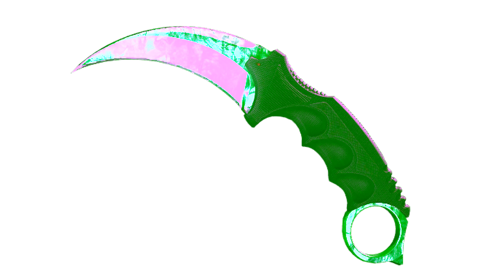 Visar för ★ Karambit | Gamma Doppler Emerald (Factory New)