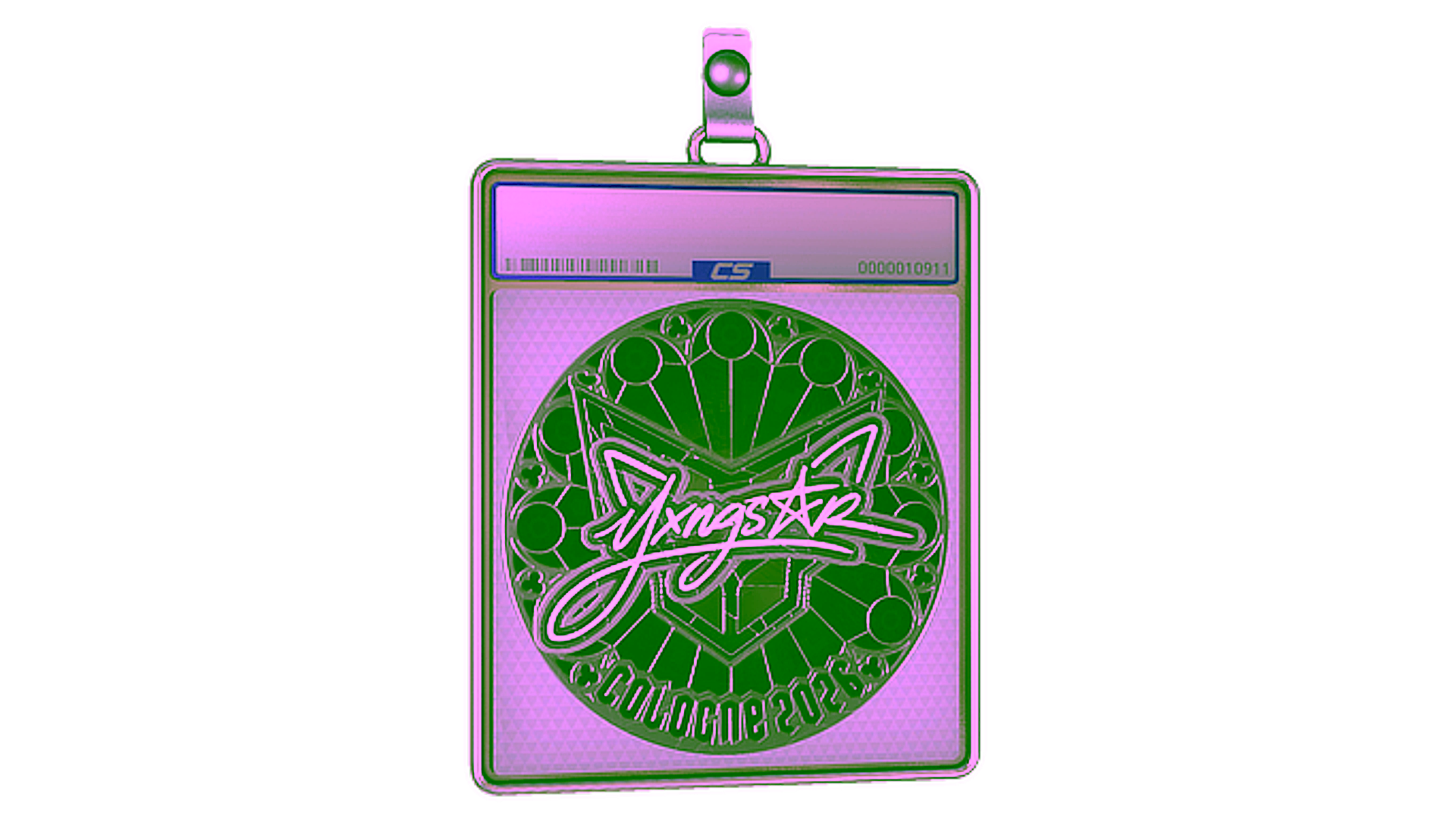 Display for Sticker Slab | yxngstxr (Foil) | Cologne 2026