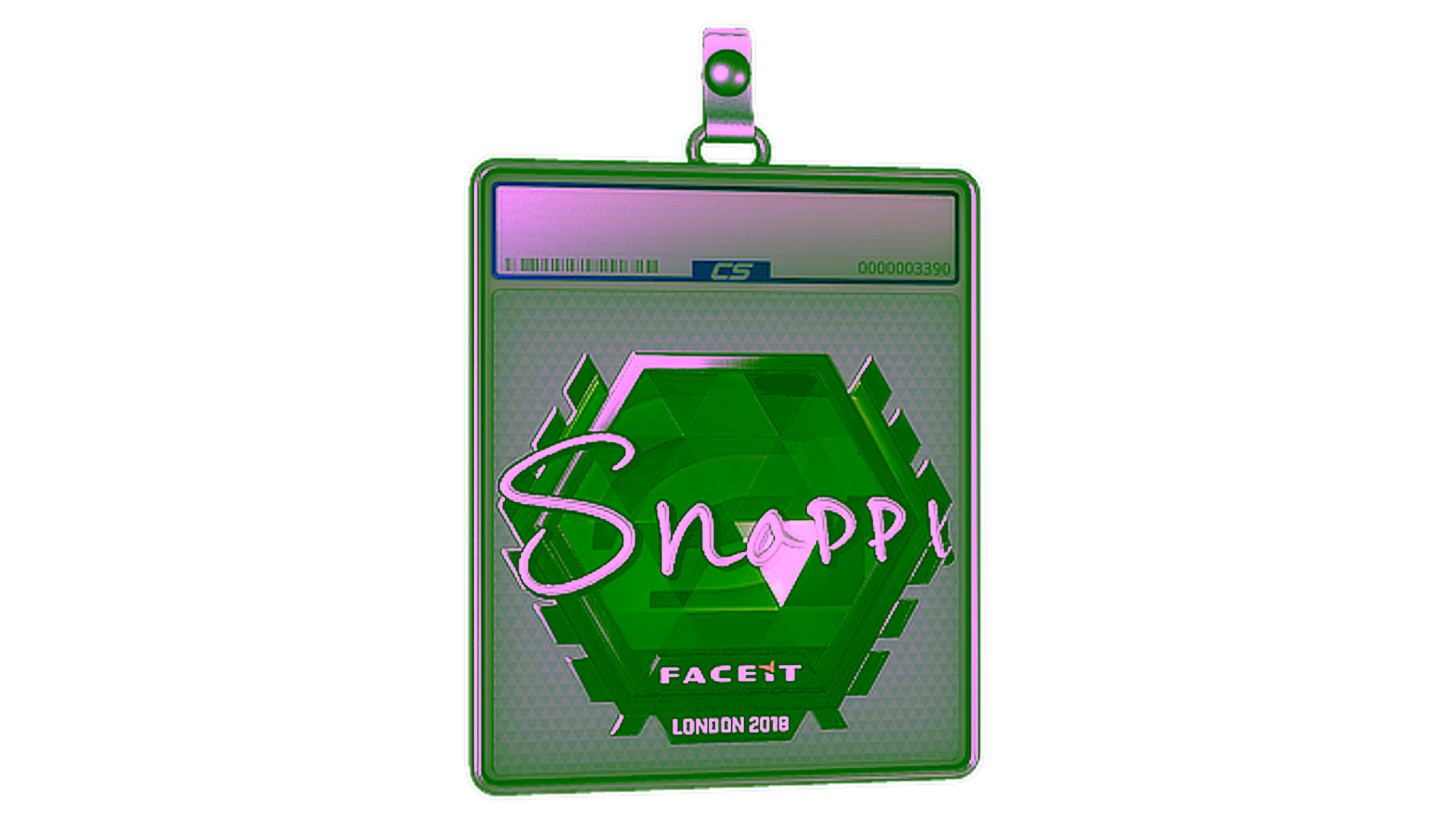 Display for Sticker Slab | Snappi (Foil) | London 2018