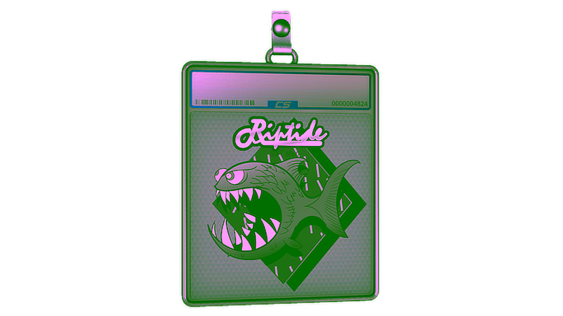 Display for Sticker Slab | Black Jaggyfish