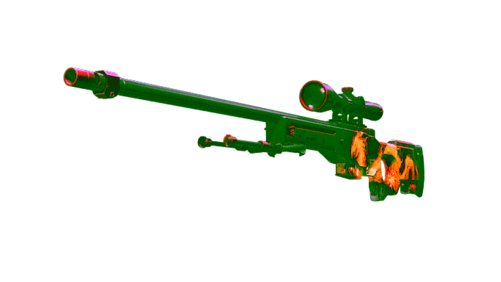 Display for AWP | Wildfire (Well-Worn)