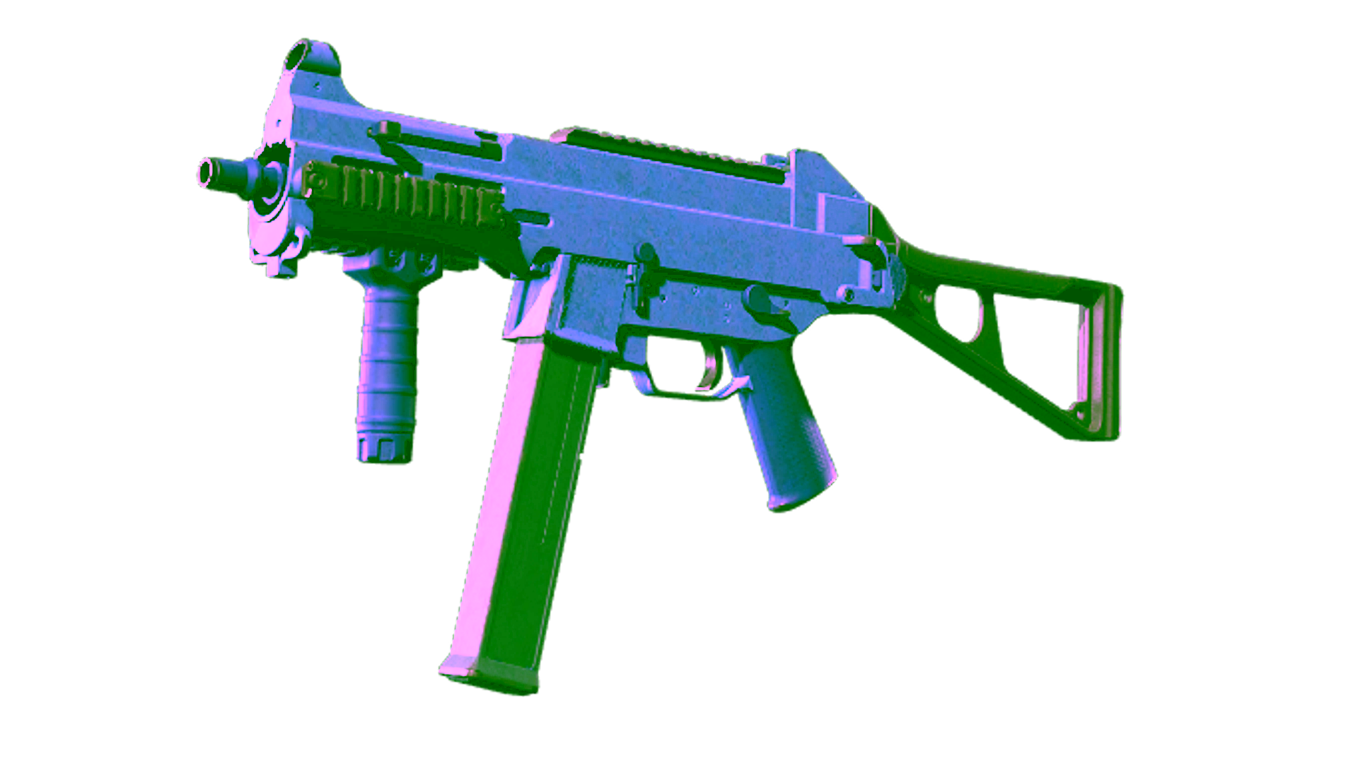 Exibição para UMP-45 | Indigo (Well-Worn)