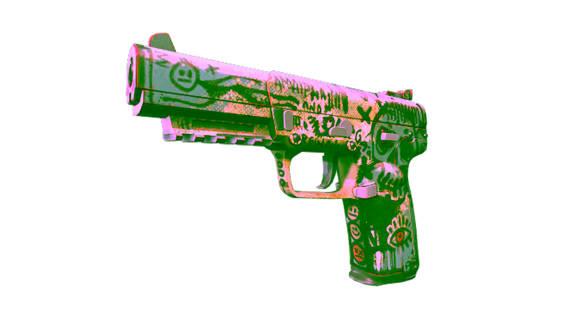 Affichage pour StatTrak™ Five-SeveN | Scrawl (Well-Worn)