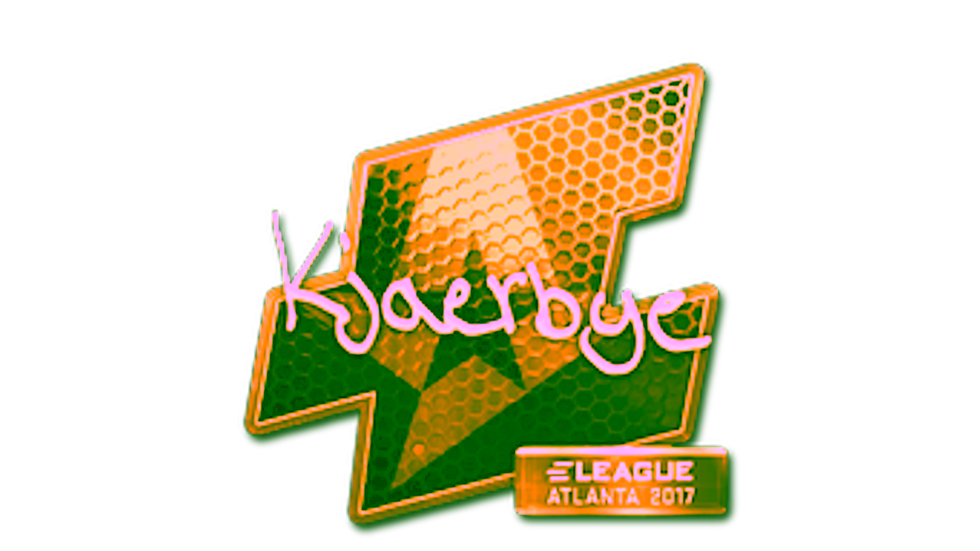 Affichage pour Sticker | Kjaerbye (Gold) | Atlanta 2017