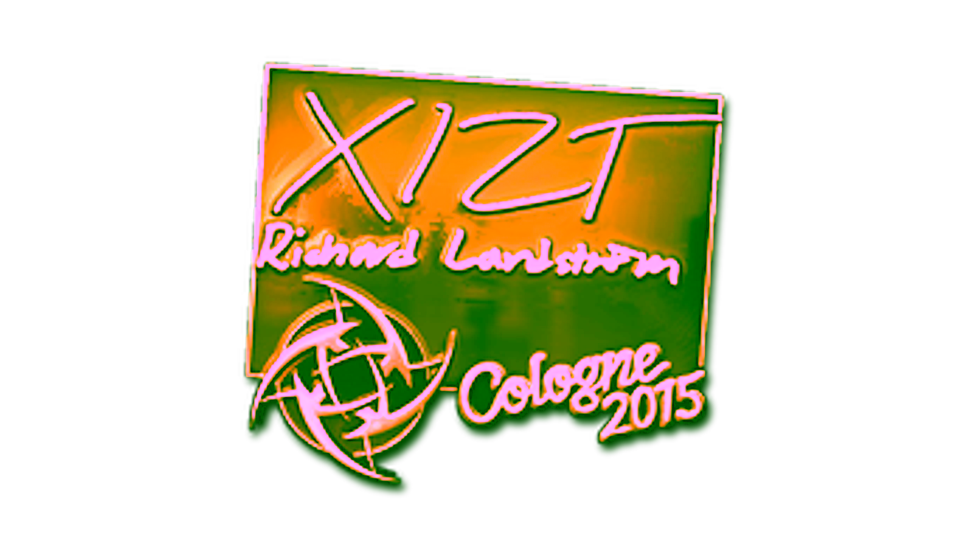 Display for Sticker | Xizt (Gold) | Cologne 2015