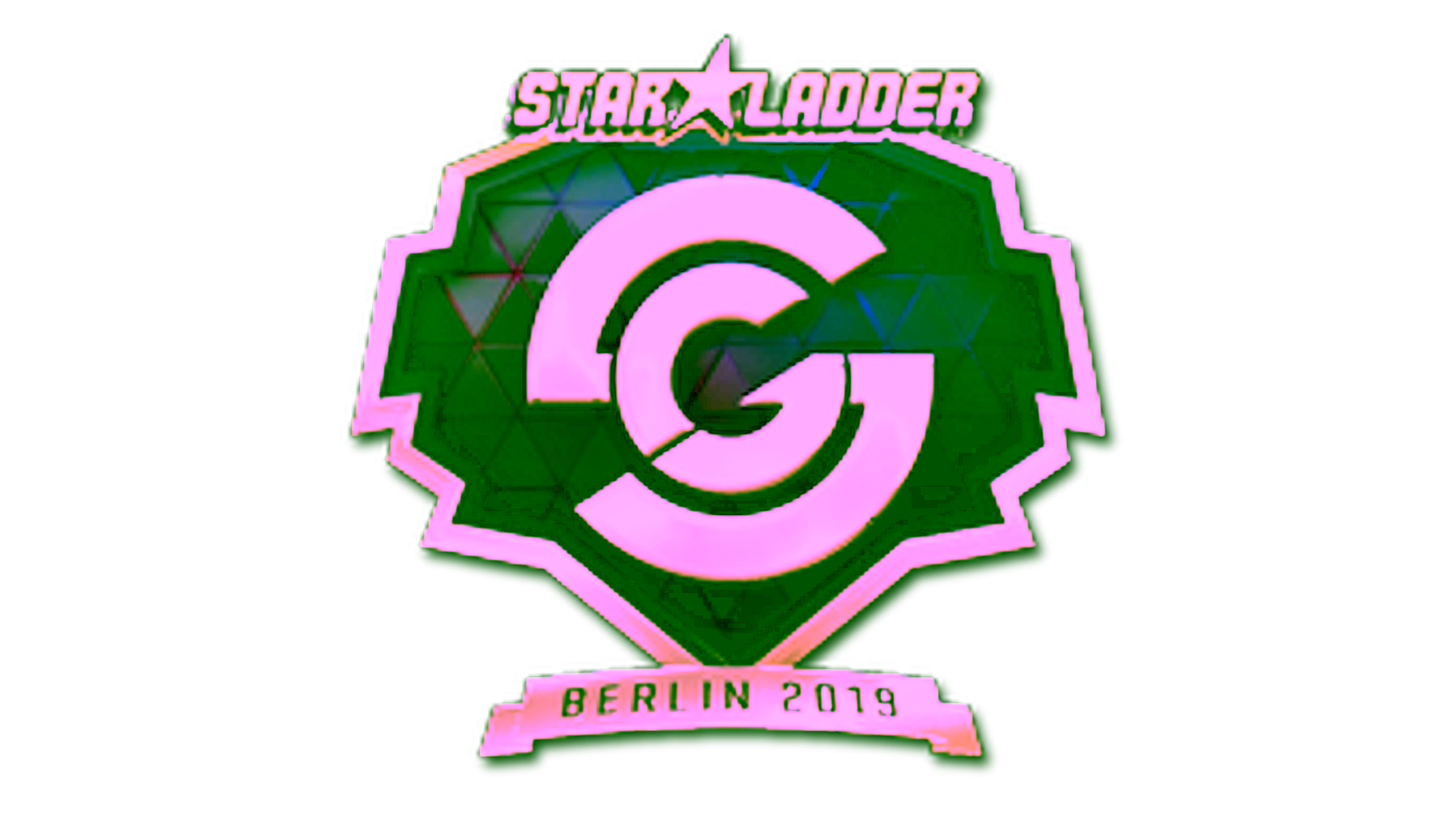 Affichage pour Sticker | Syman Gaming (Gold) | Berlin 2019