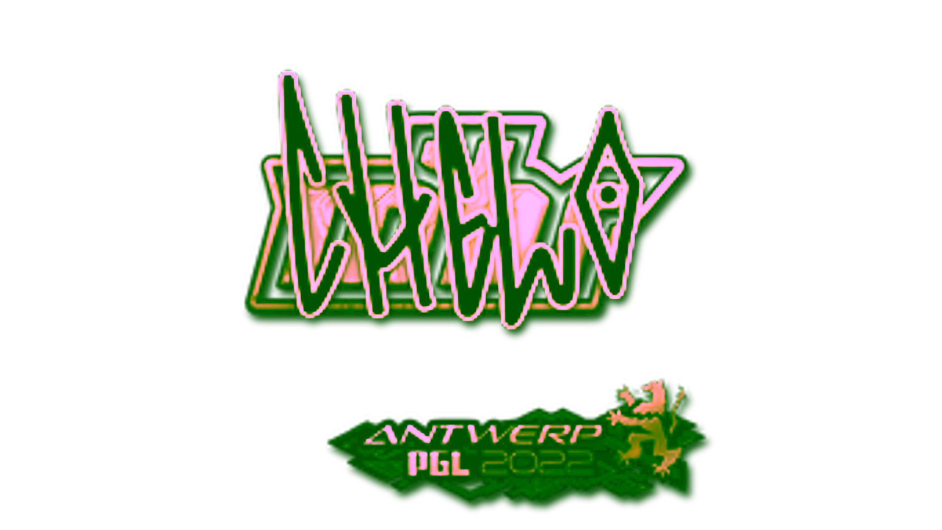 Rodyti Sticker | chelo (Gold) | Antwerp 2022