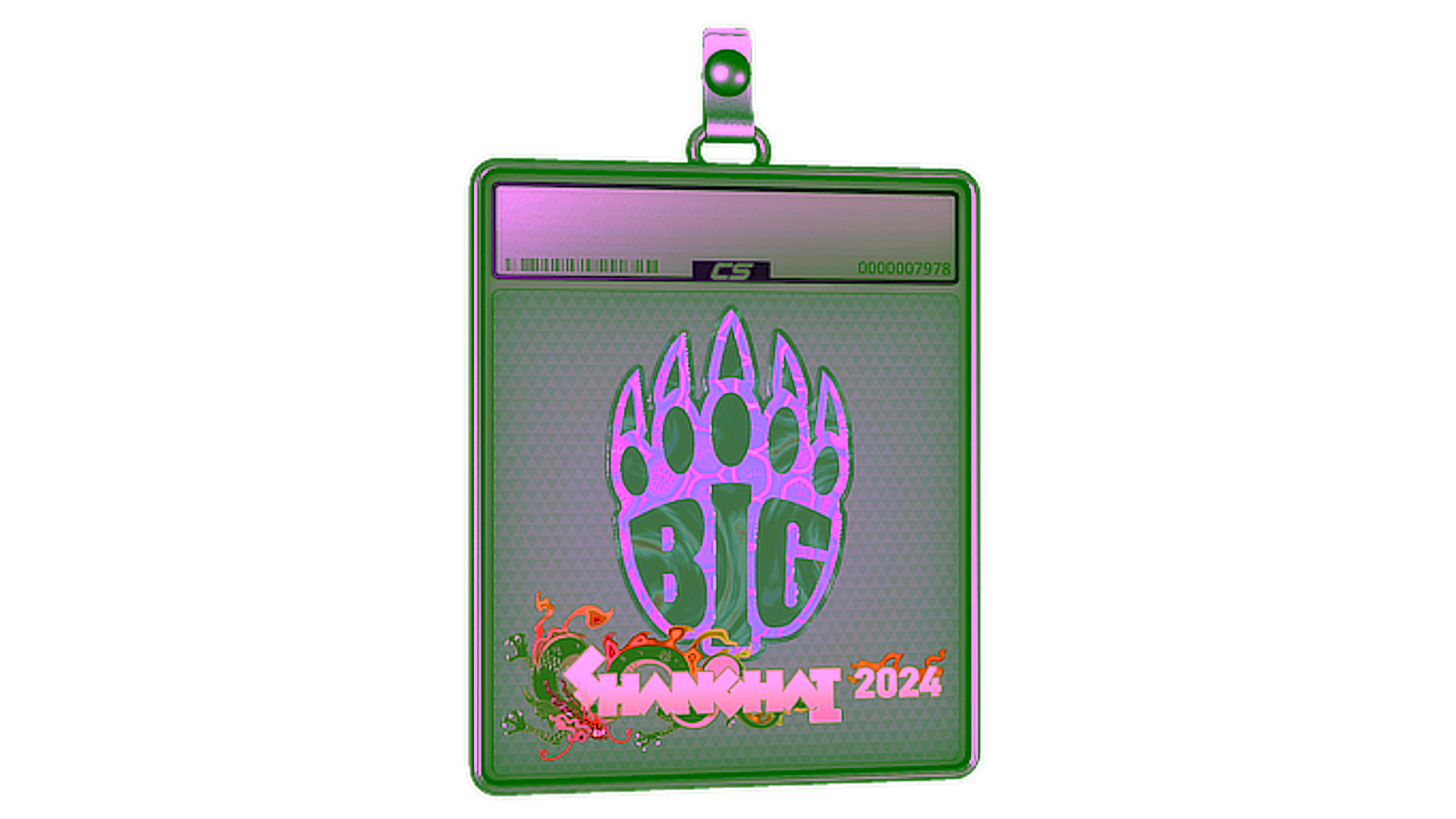 Visar för Sticker Slab | BIG (Holo) | Shanghai 2024