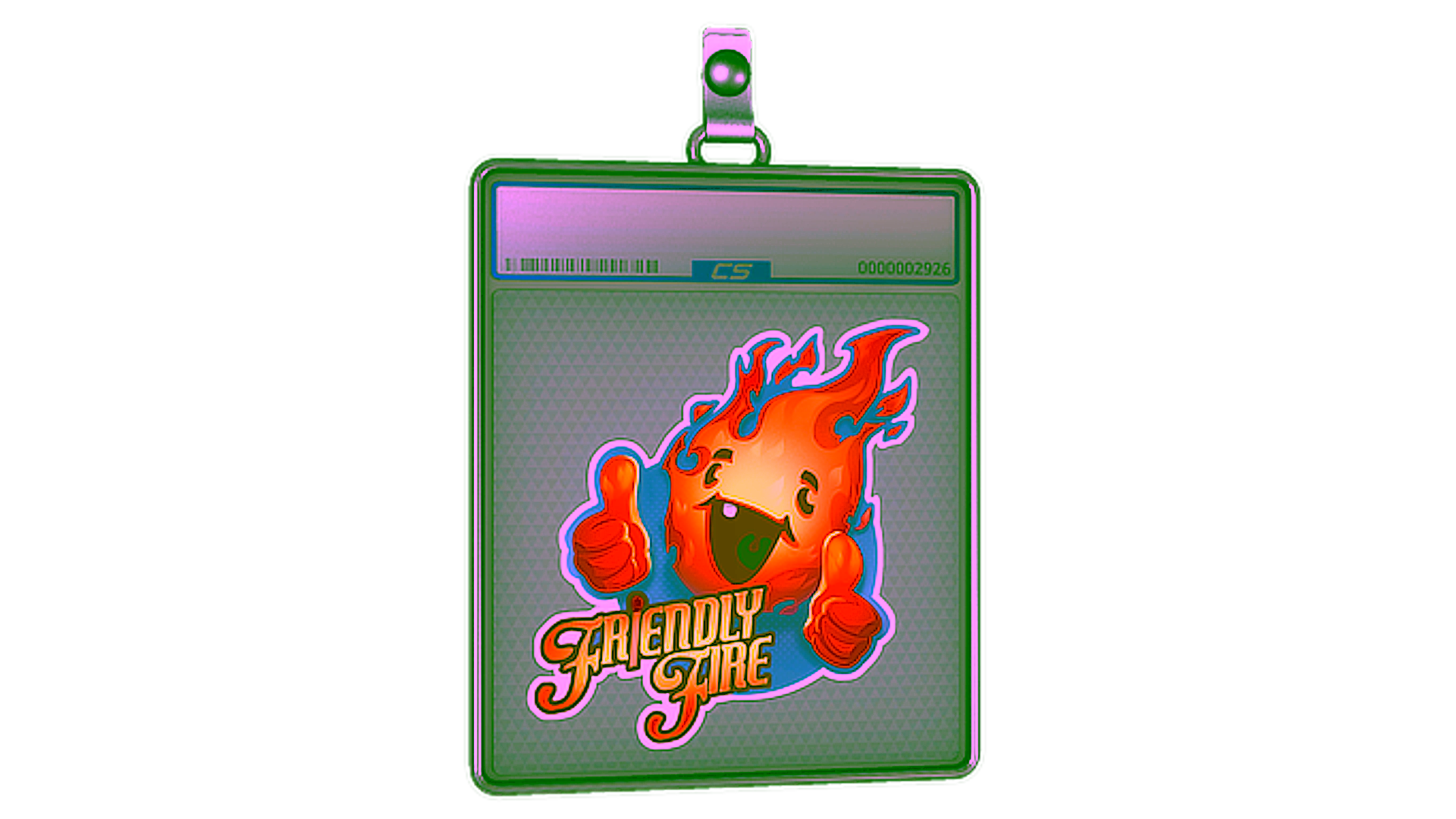 Rodyti Sticker Slab | Friendly Fire