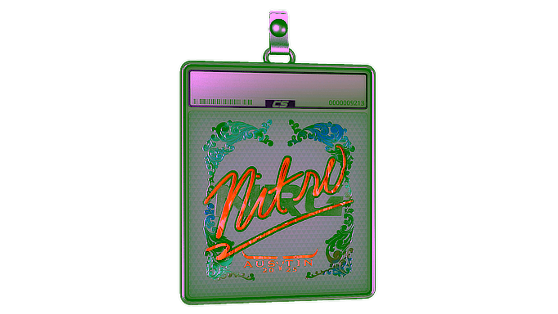 عرض لـ Sticker Slab | nitr0 (Holo) | Austin 2025