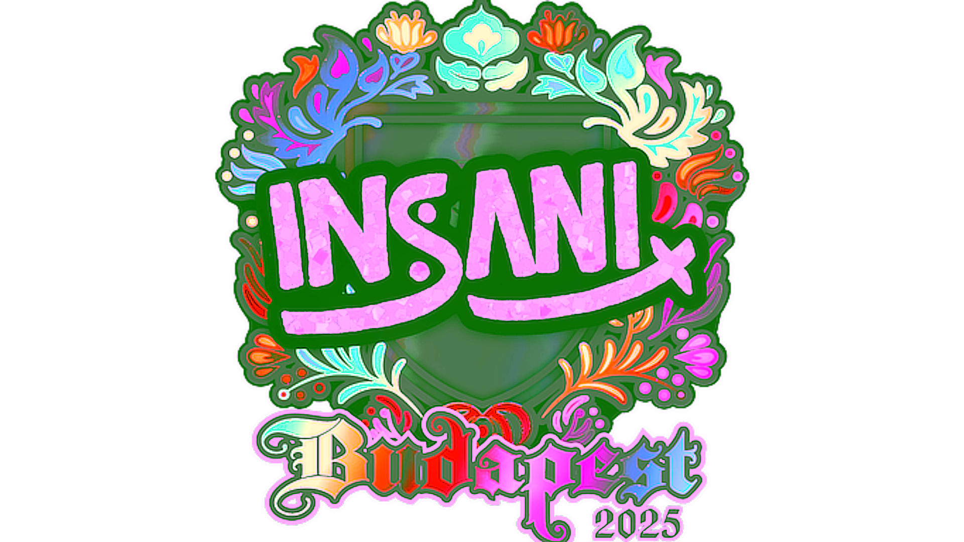 Display for Sticker | insani (Holo) | Budapest 2025