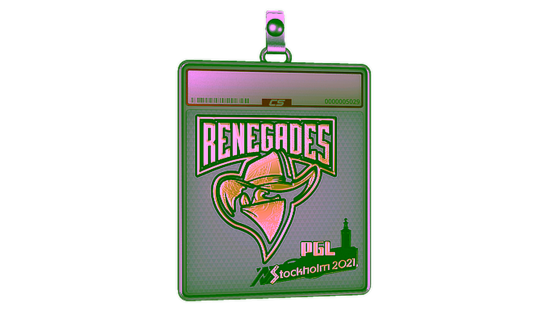 Display for Sticker Slab | Renegades (Gold) | Stockholm 2021