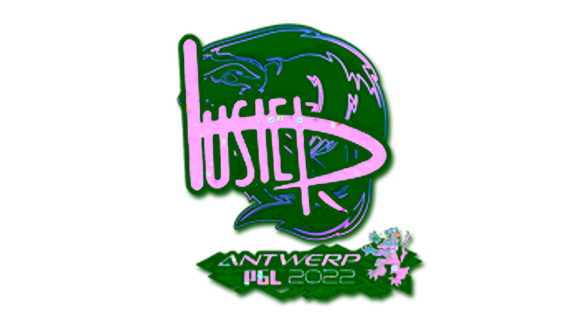 Affichage pour Sticker | buster (Glitter) | Antwerp 2022
