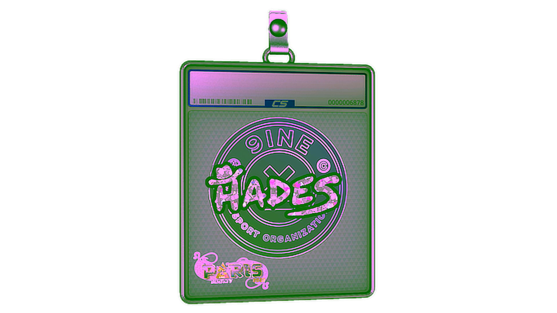 Anzeige für Sticker Slab | hades (Glitter) | Paris 2023