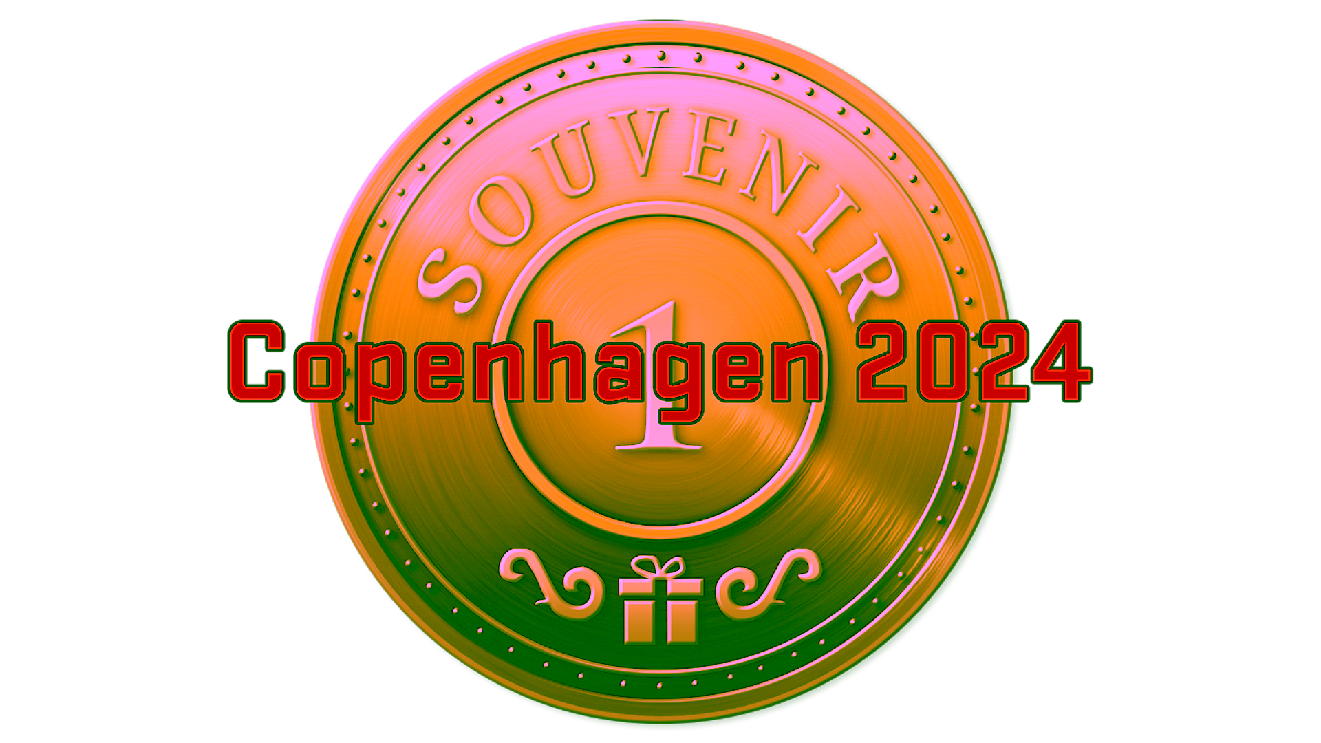 Display for Copenhagen 2024 Souvenir Package