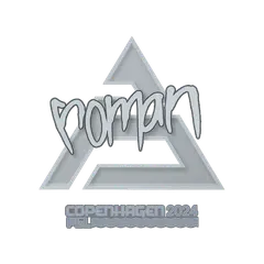 Sticker roman Copenhagen 2024