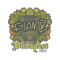 Sticker FlameZ Budapest 2025