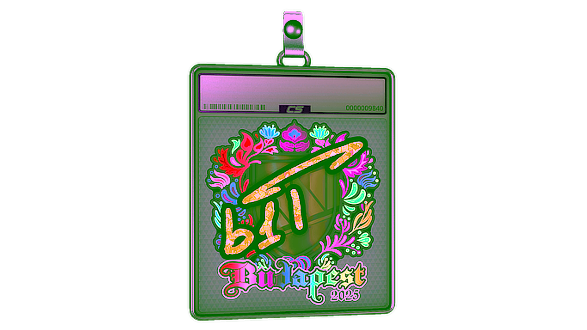 Display for Sticker Slab | b1t (Holo) | Budapest 2025