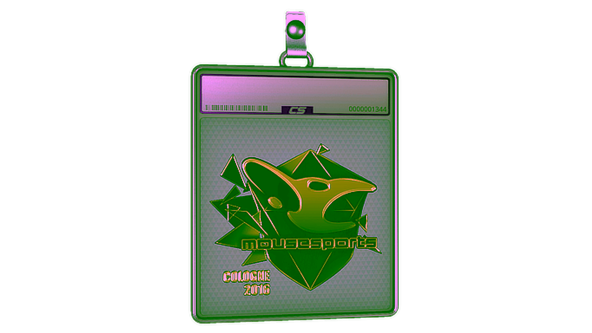 Дисплей для Sticker Slab | mousesports (Gold) | Cologne 2016