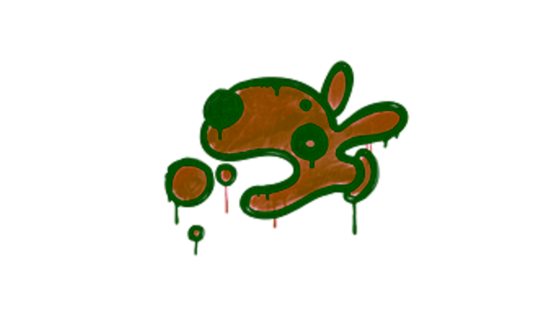 Display for Sealed Graffiti | Popdog (Blood Red)