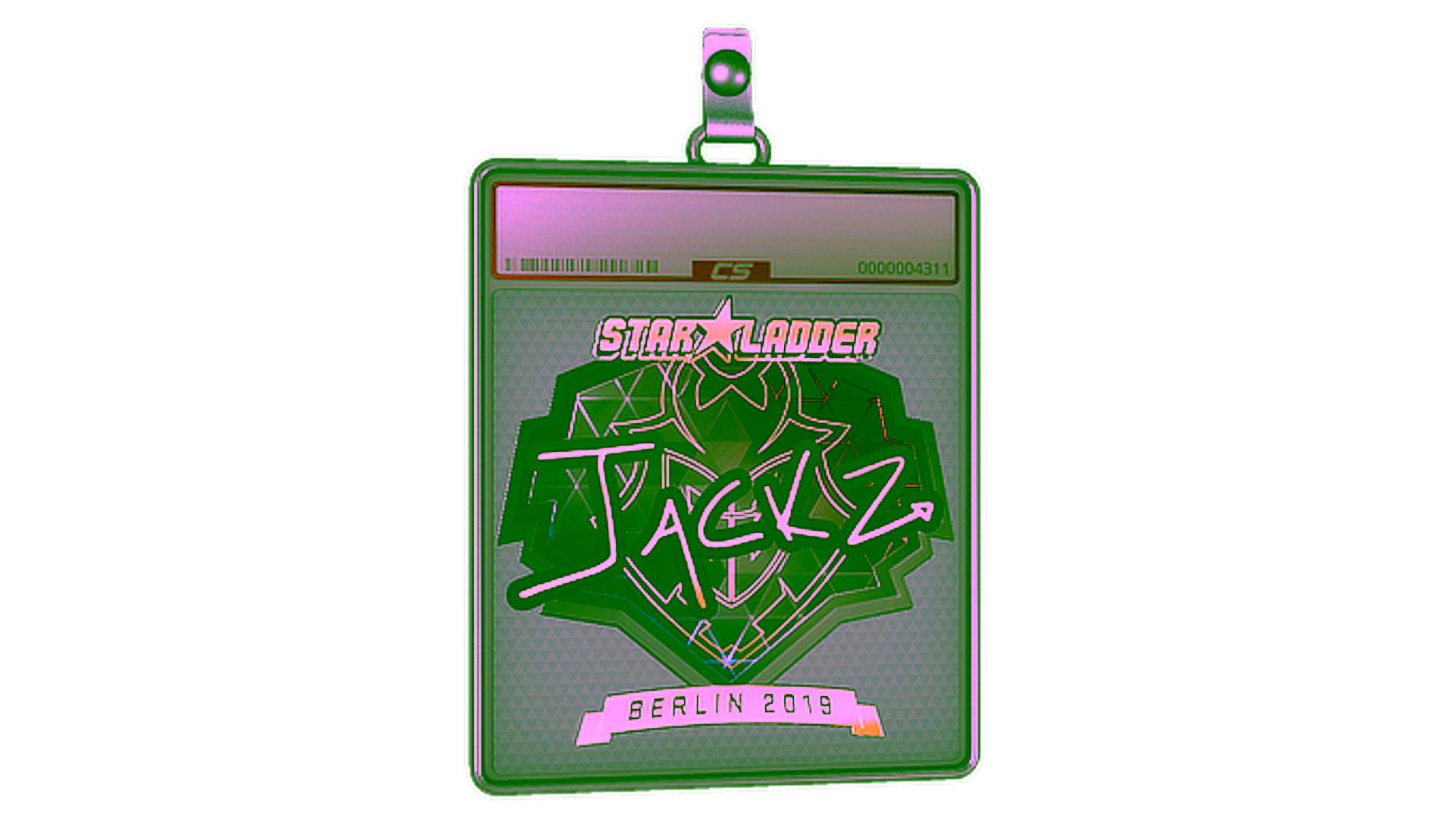 Affichage pour Sticker Slab | JaCkz (Gold) | Berlin 2019