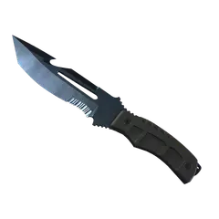 Survival Knife Blue Steel
