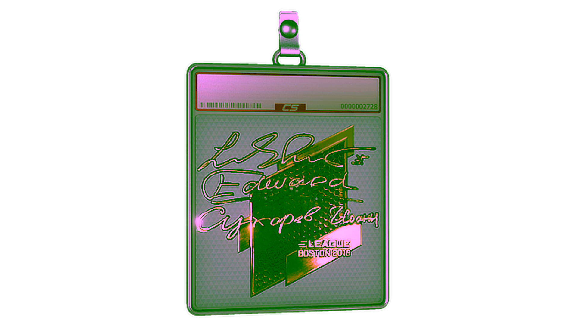 Display for Sticker Slab | Edward (Gold) | Boston 2018