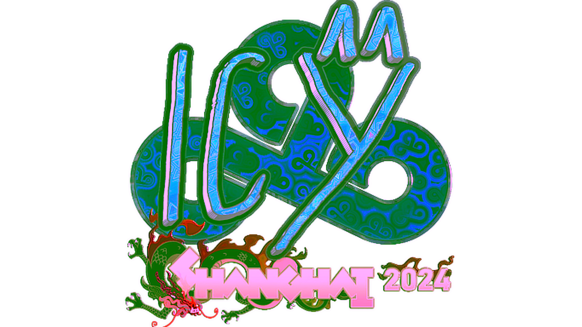 Affichage pour Sticker | ICY (Holo) | Shanghai 2024