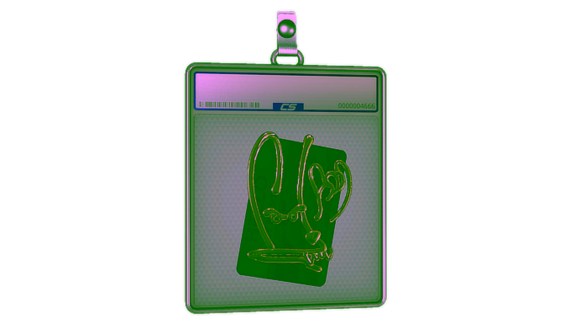 Anzeige für Sticker Slab | Hello M4A4 (Gold)