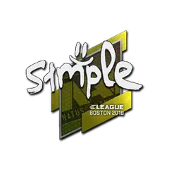 Sticker s1mple Boston 2018