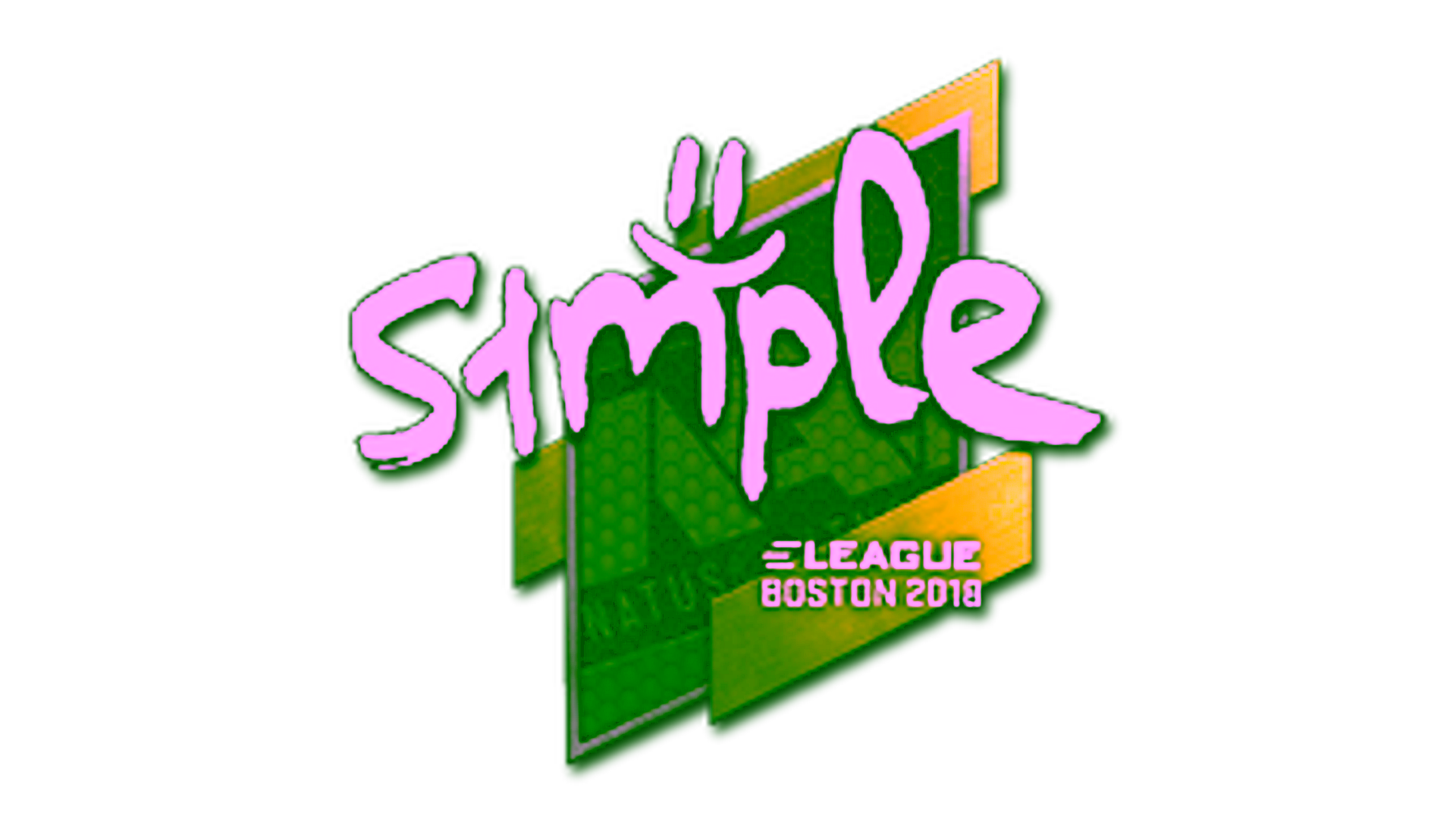 Visar för Sticker | s1mple | Boston 2018