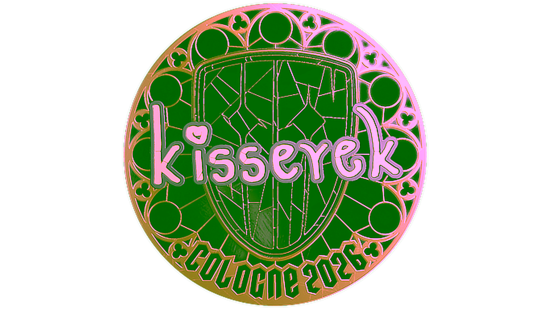 Дисплей для Sticker | kisserek (Gold) | Cologne 2026