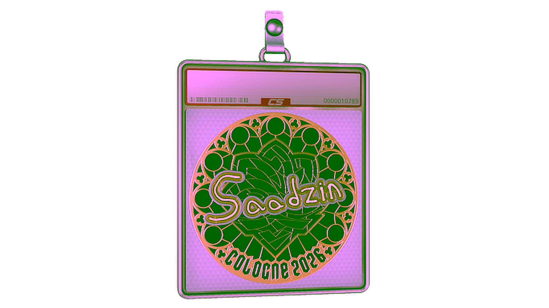 Display for Sticker Slab | saadzin (Gold) | Cologne 2026