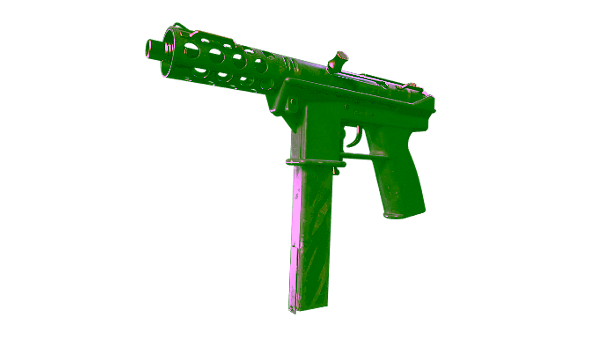 Display for Souvenir Tec-9 | Tiger Stencil (Battle-Scarred)