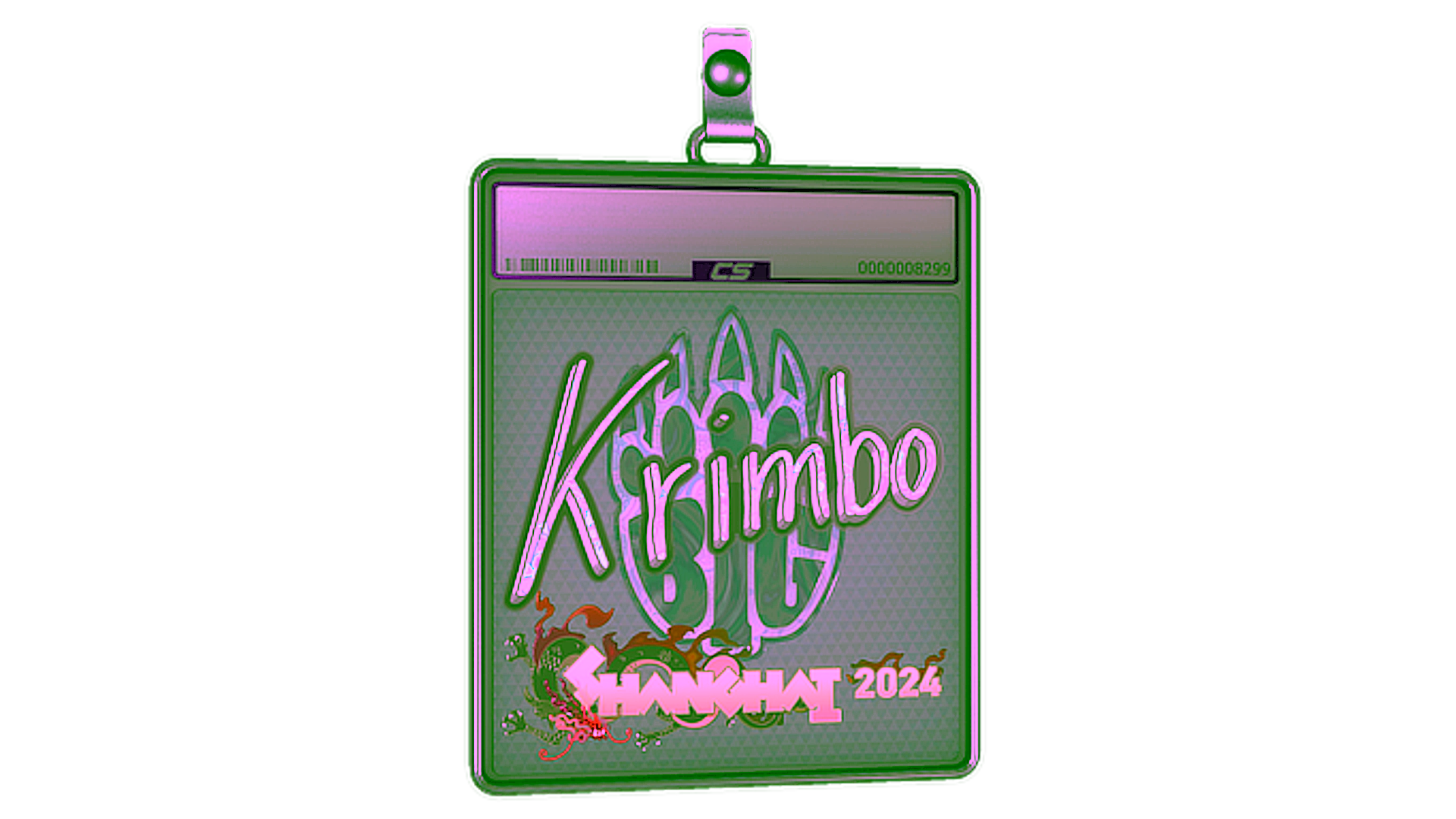 Display for Sticker Slab | Krimbo (Holo) | Shanghai 2024
