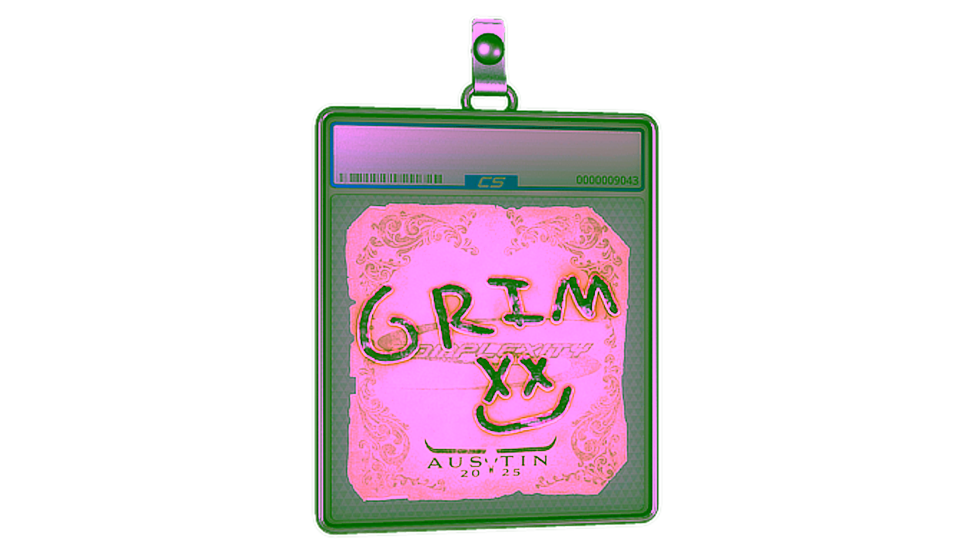 Mostrar para Sticker Slab | Grim | Austin 2025