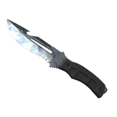 Survival Knife Stained