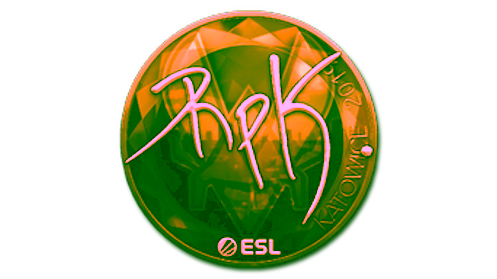 Display for Sticker | RpK (Gold) | Katowice 2019