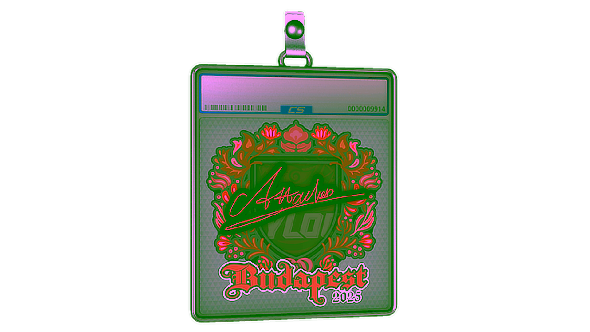 Visar för Sticker Slab | Attacker | Budapest 2025