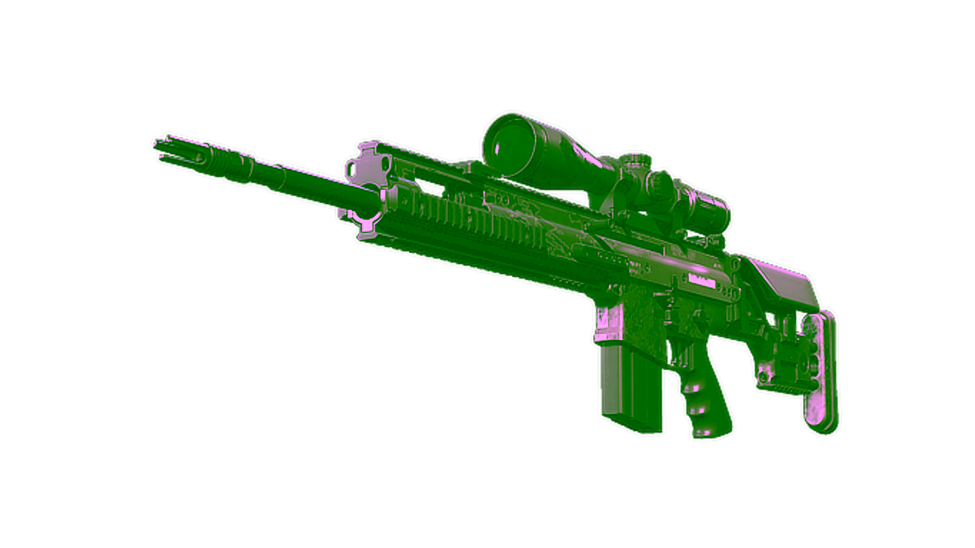 Display for Souvenir SCAR-20 | Zinc (Factory New)