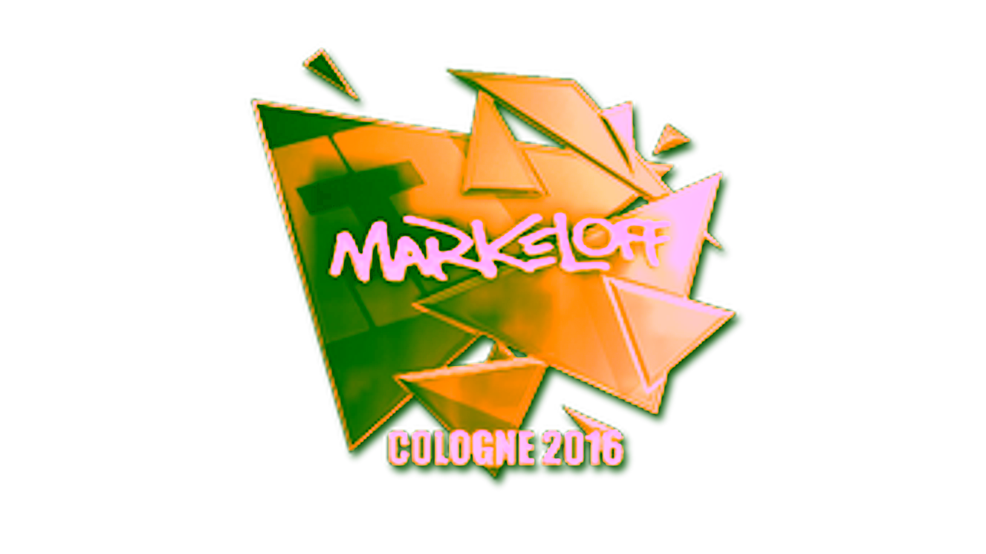 Display for Sticker | markeloff (Gold) | Cologne 2016