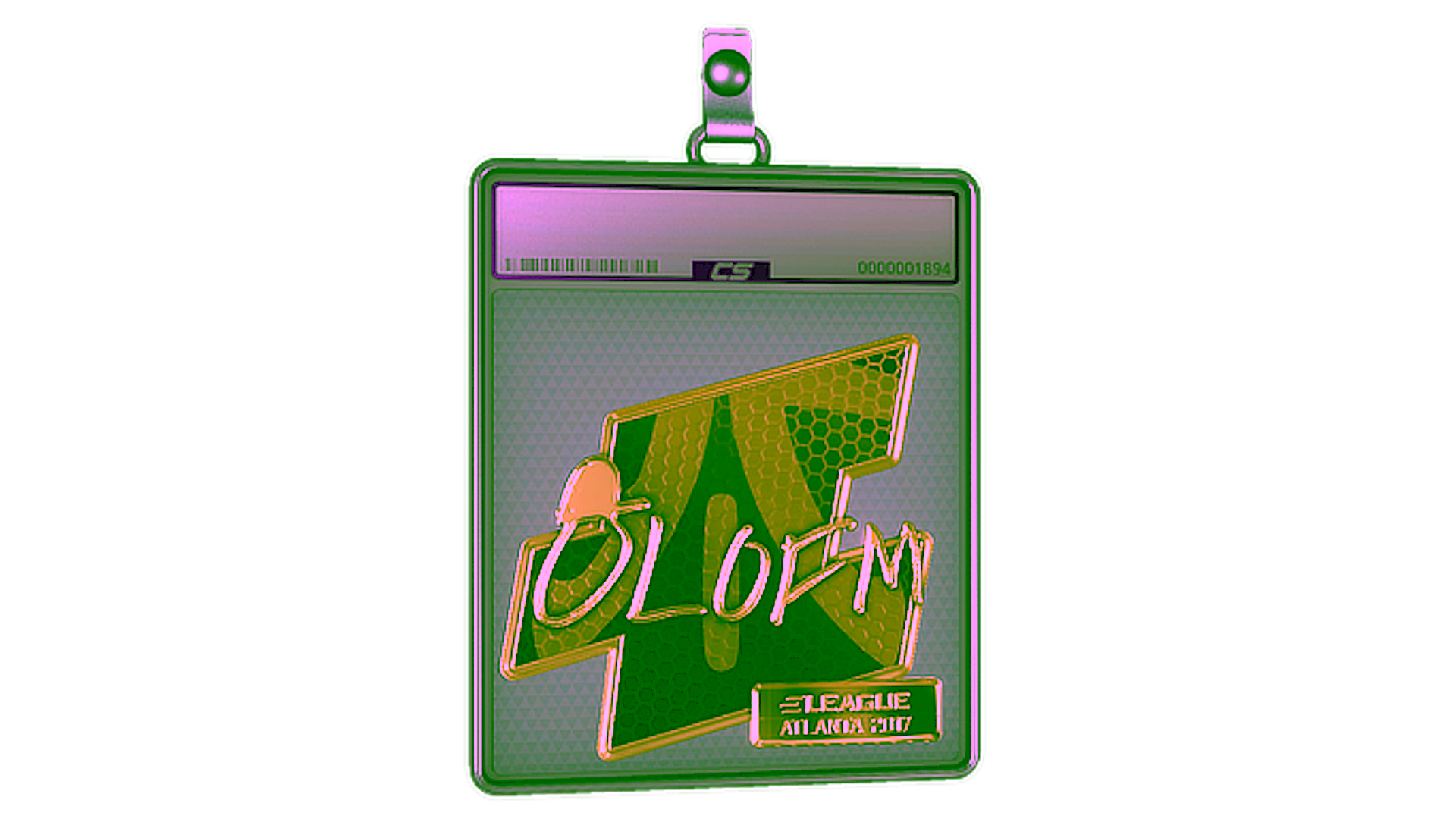 Display for Sticker Slab | olofmeister (Gold) | Atlanta 2017