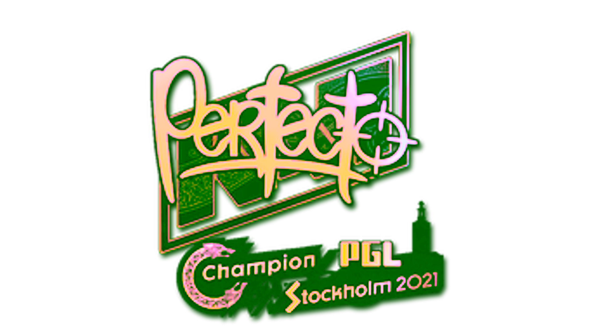 Display for Sticker | Perfecto (Holo) | Stockholm 2021