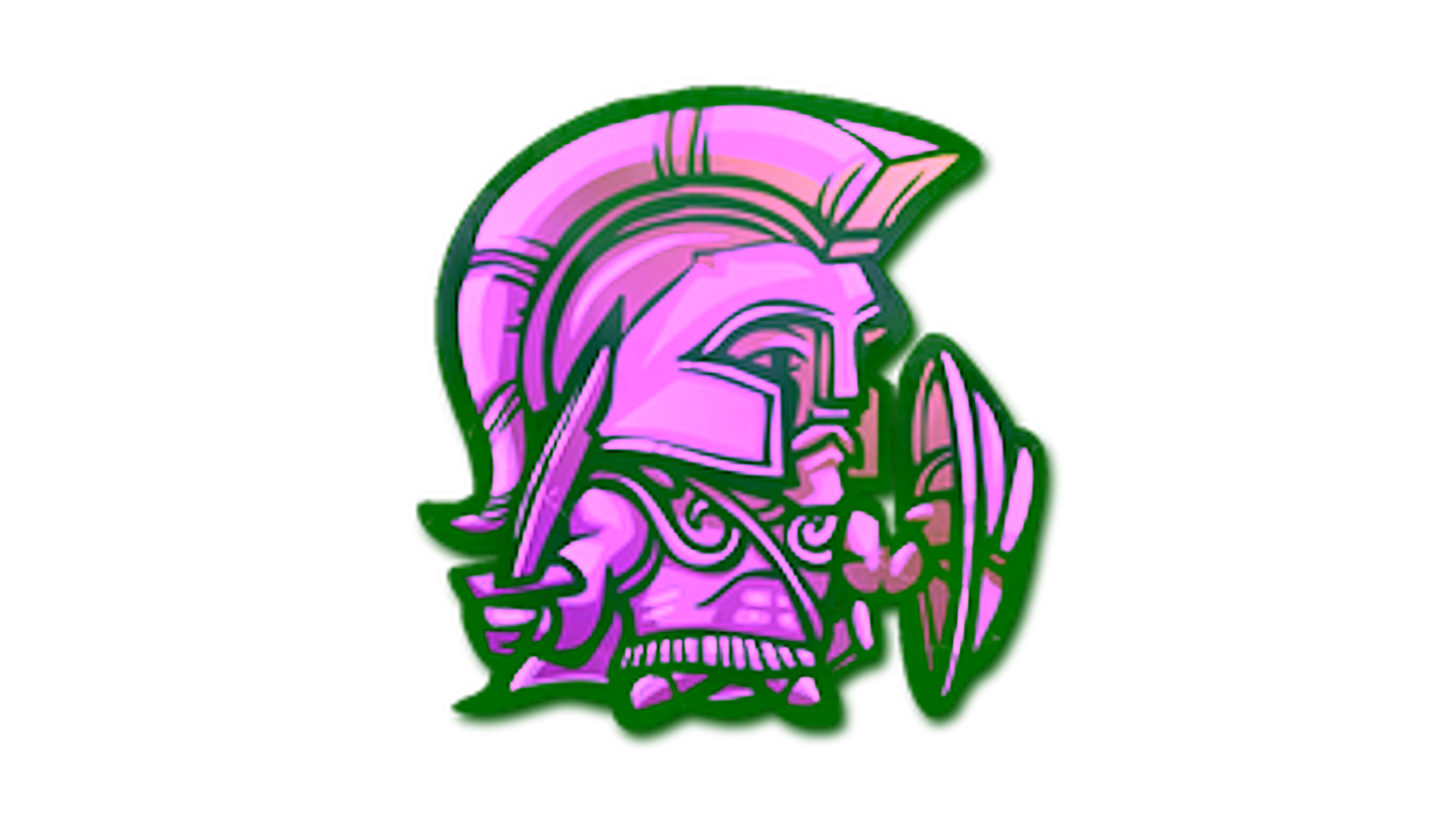 Display for Sticker | The Spartan