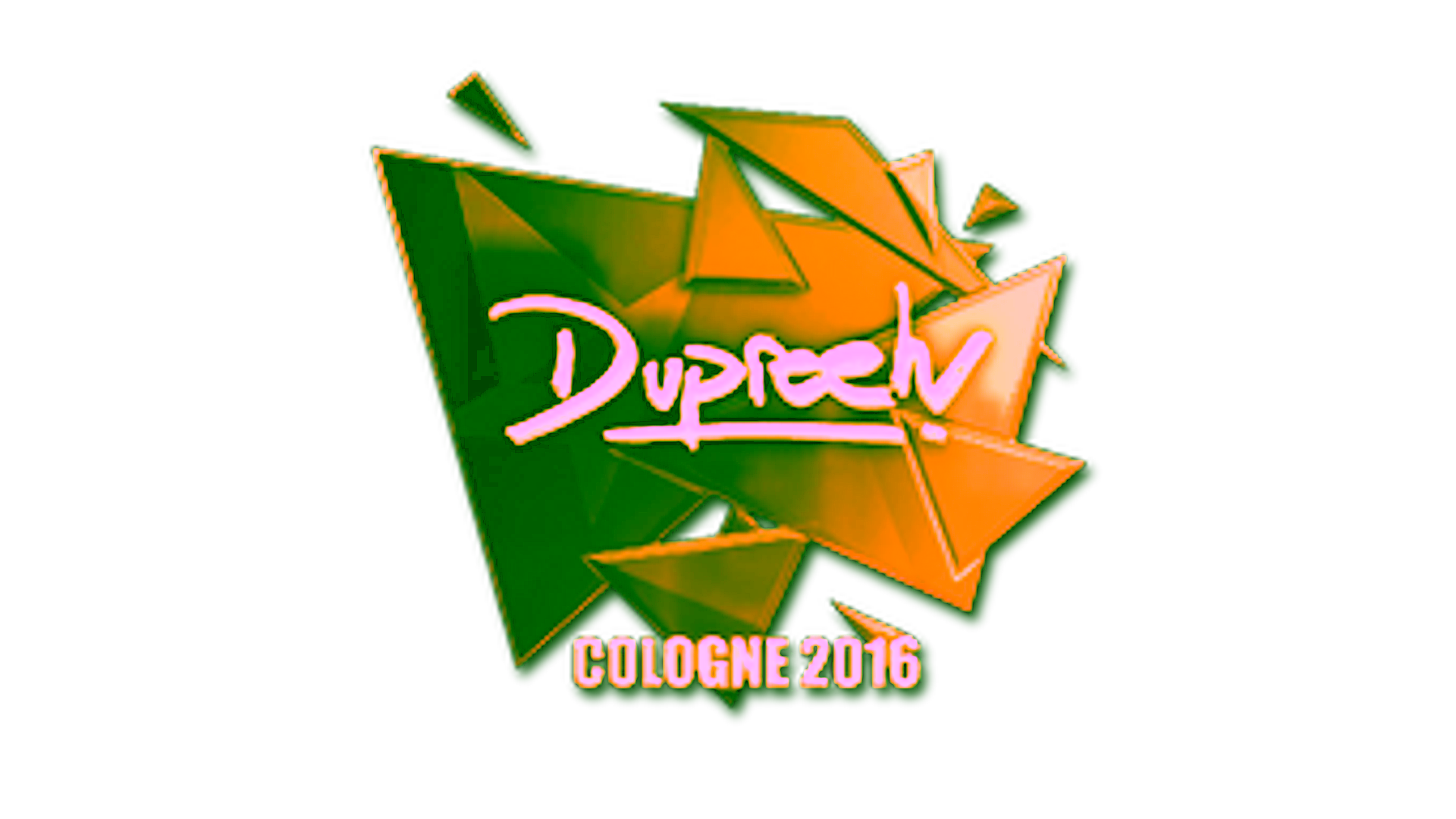 Anzeige für Sticker | dupreeh (Gold) | Cologne 2016