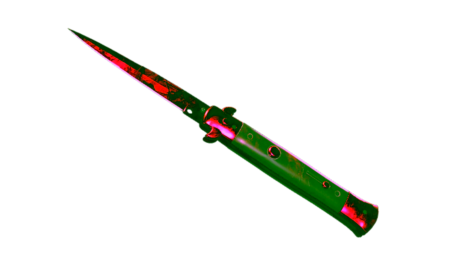 Дисплей для ★ StatTrak™ Stiletto Knife | Doppler Ruby (Factory New)