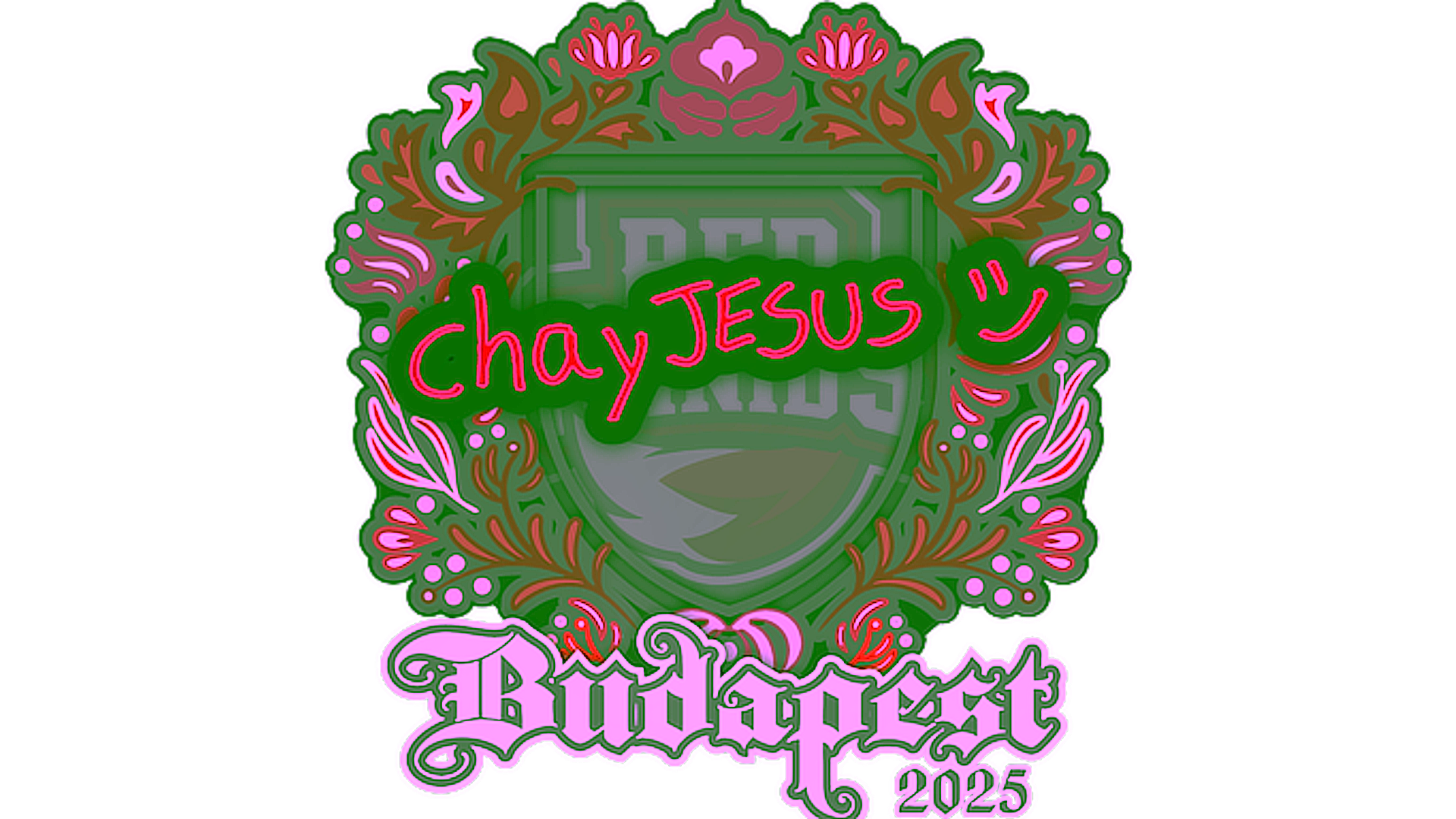 Display for Sticker | chayJESUS | Budapest 2025