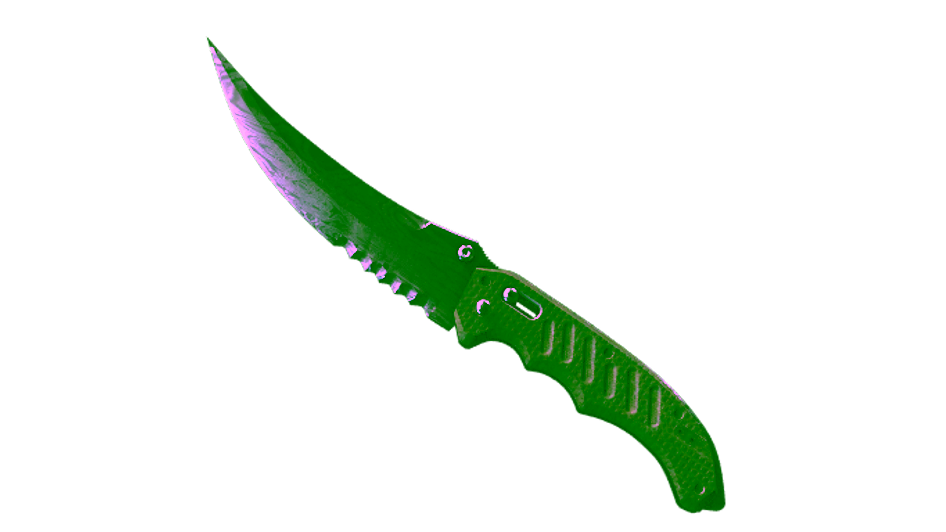 Display for ★ StatTrak™ Flip Knife | Damascus Steel (Well-Worn)
