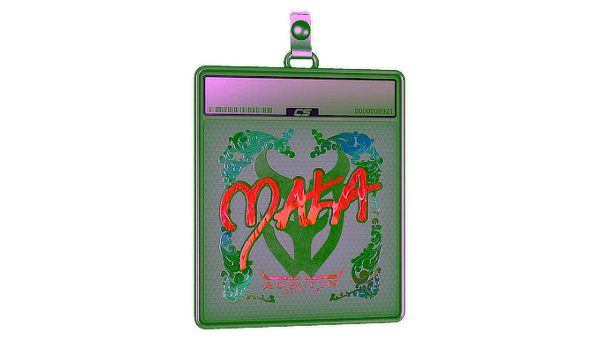 Display for Sticker Slab | Maka (Holo) | Austin 2025