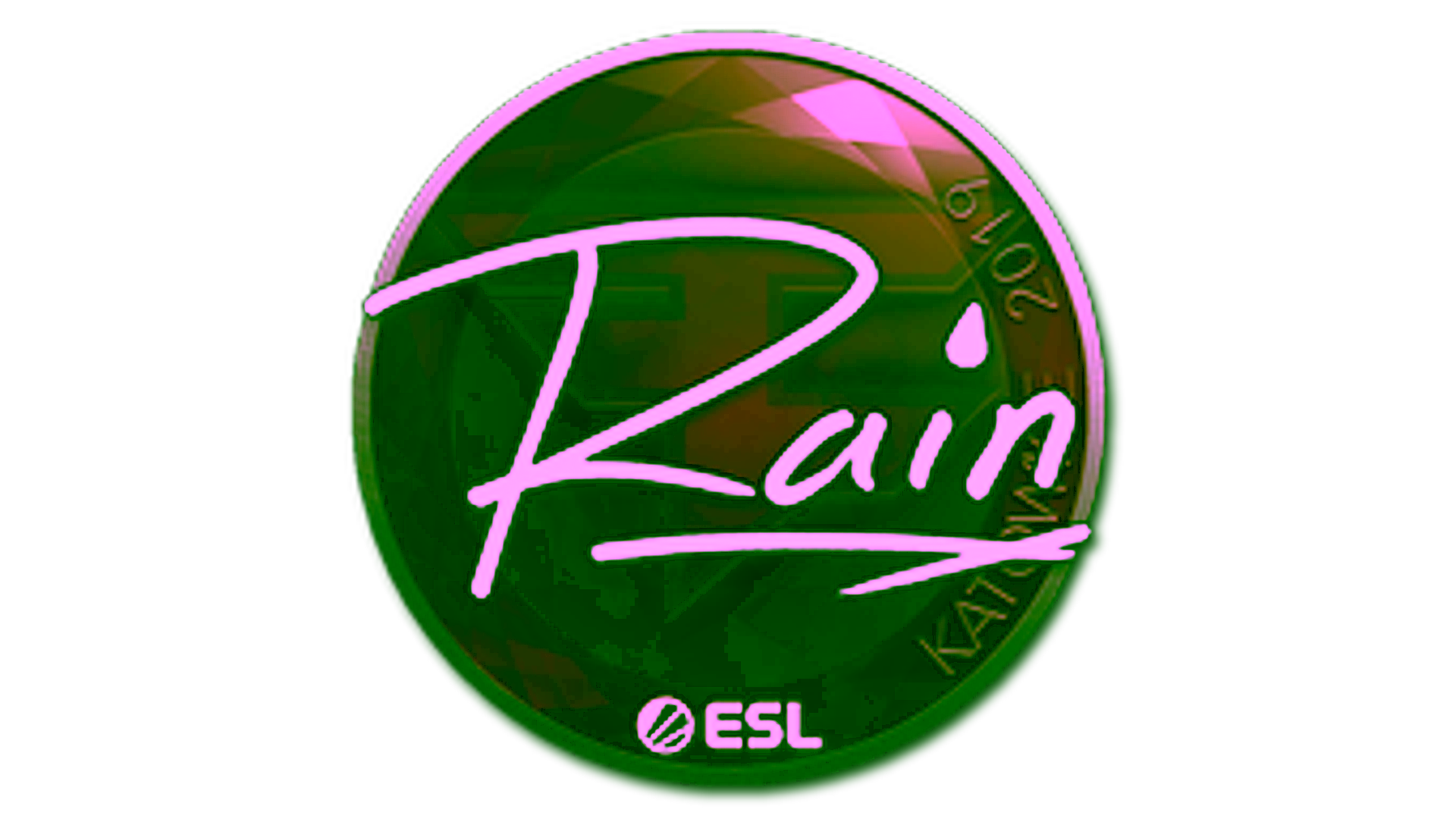 Display for Sticker | rain | Katowice 2019